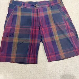 Men's lululemon Plaid Cotton Shorts